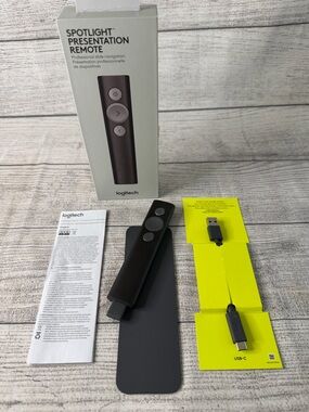 Logitech Spotlight Presentation Remote in Black